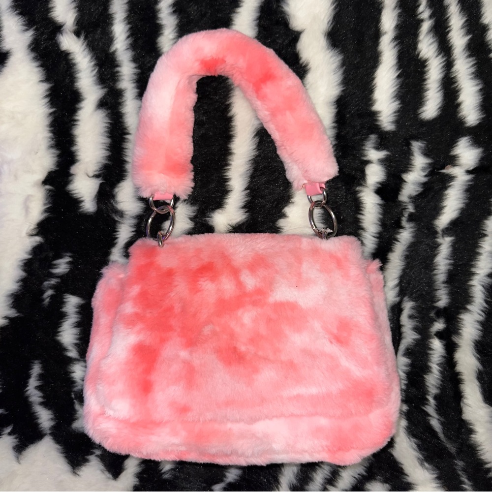 Fluffy Pink Shoulder Bag